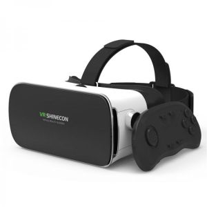 zorialaa@gmail.com צעצועים Bakeey Shinecon VR Glasses Virtual Reality Helmet 3D Games Video Cinema with Wireless Joystick bluetooth Gamepad for 4.5-6&quo